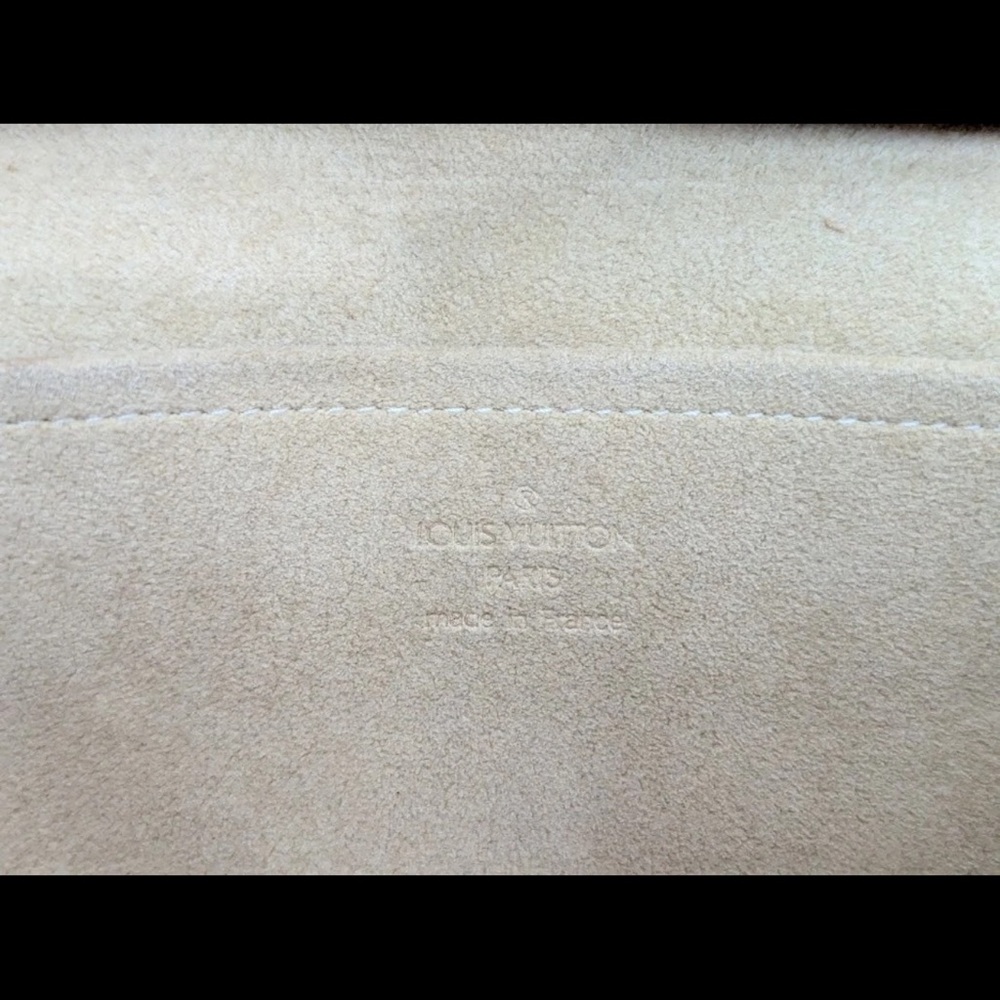 Louis Vuitton Brown Monogram Crossbody Bag with Tan Trim - Picture 8 of 13
